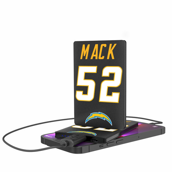 Khalil Mack Los Angeles Chargers 52 Ready 2500mAh Credit Card Powerbank
