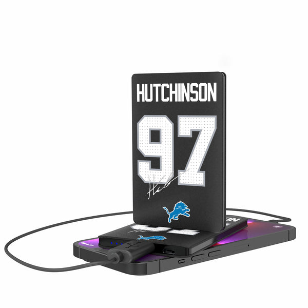 Aidan Hutchinson Detroit Lions 97 Ready 2500mAh Credit Card Powerbank