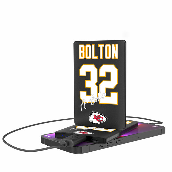Nick Bolton Kansas City Chiefs 32 Ready 2500mAh Credit Card Powerbank