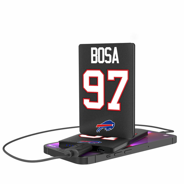 Joey Bosa Buffalo Bills 97 Game Tactic 2500mAh Credit Card Powerbank