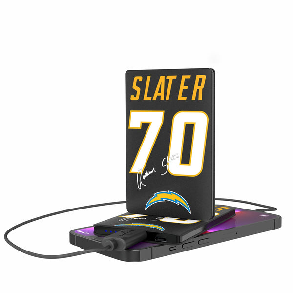 RaShawn Slater Los Angeles Chargers 70 Ready 2500mAh Credit Card Powerbank