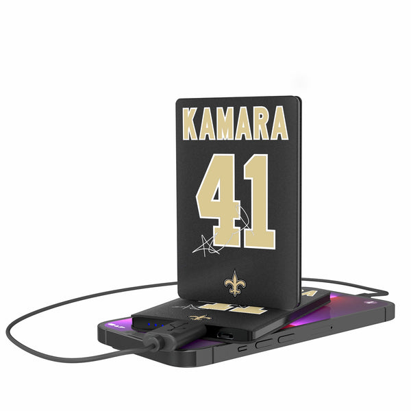 Alvin Kamara New Orleans Saints 41 Ready 2500mAh Credit Card Powerbank