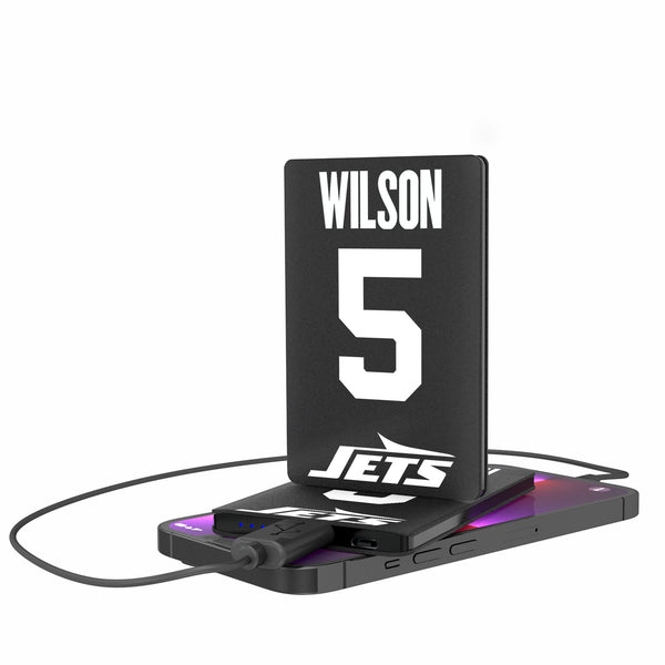 Garrett Wilson New York Jets 5 Ready 2500mAh Credit Card Powerbank