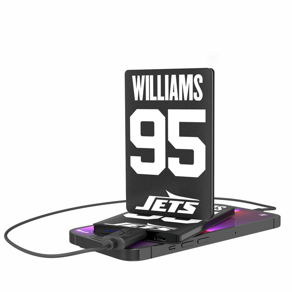 Quinnen Williams New York Jets 95 Ready 2500mAh Credit Card Powerbank