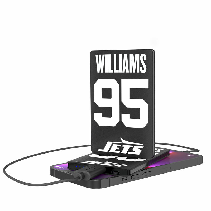 Quinnen Williams New York Jets 95 Ready 2500mAh Credit Card Powerbank