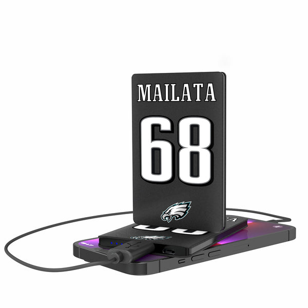 Jordan Mailata Philadelphia Eagles 68 Ready 2500mAh Credit Card Powerbank