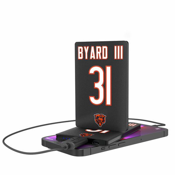 Kevin Byard III Chicago Bears 31 Ready 2500mAh Credit Card Powerbank