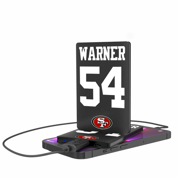 Fred Warner San Francisco 49ers 54 Ready 2500mAh Credit Card Powerbank