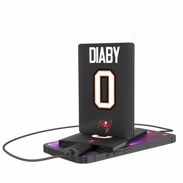 YaYa Diaby Tampa Bay Buccaneers 0 Ready 2500mAh Credit Card Powerbank