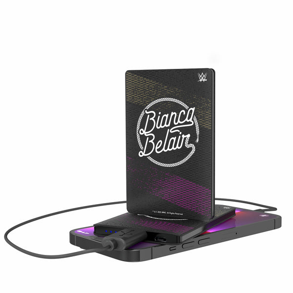 Bianca Belair Steel 2500mAh Credit Card Powerbank