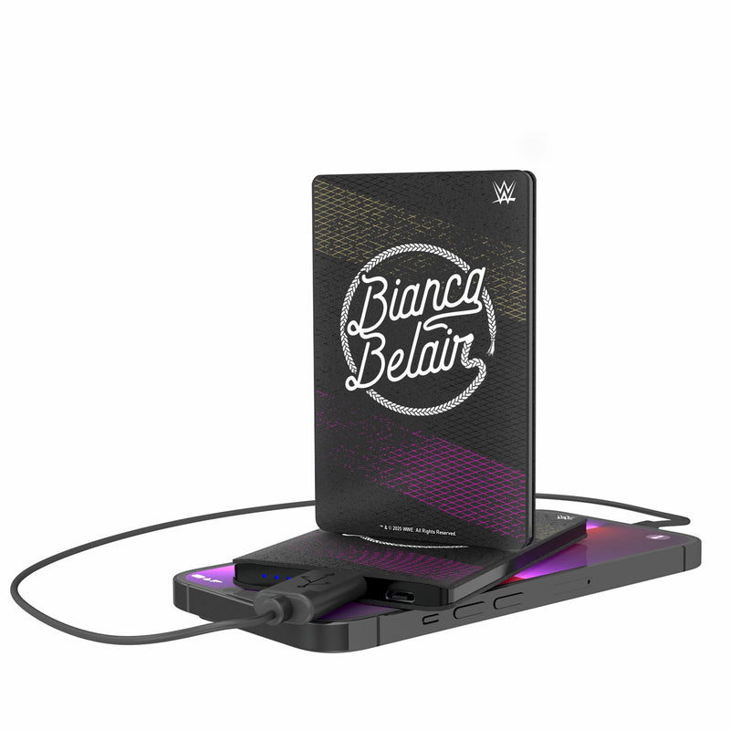 Bianca Belair Steel 2500mAh Credit Card Powerbank