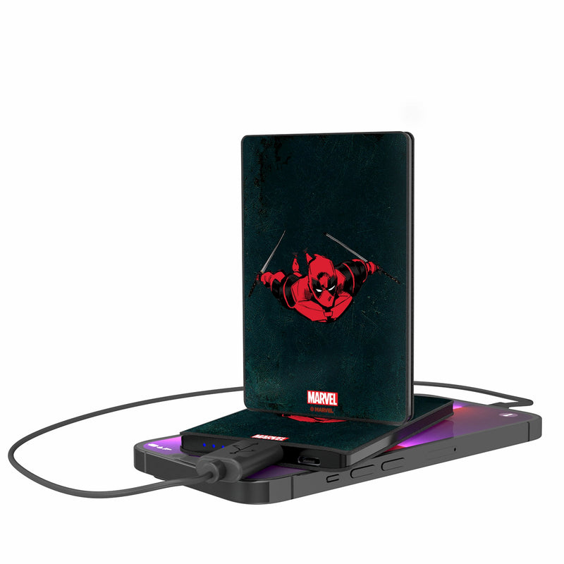 Marvel Deadpool Badge  2500mAh Credit Card Powerbank