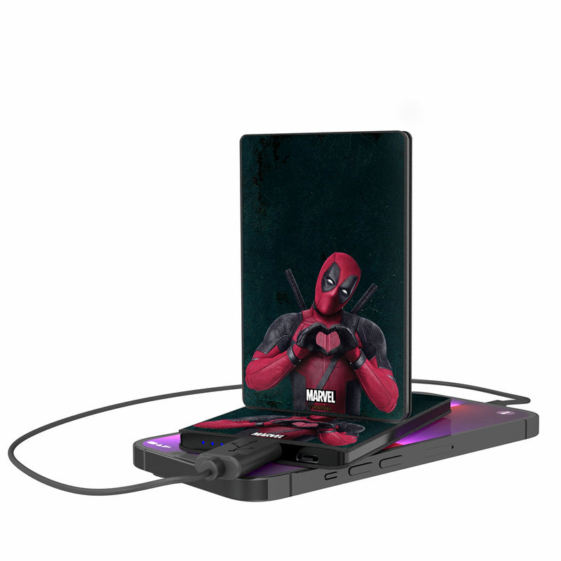 Marvel Deadpool Badge 2500mAh Credit Card Powerbank