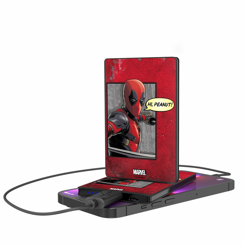 Marvel Deadpool Badge 2500mAh Credit Card Powerbank