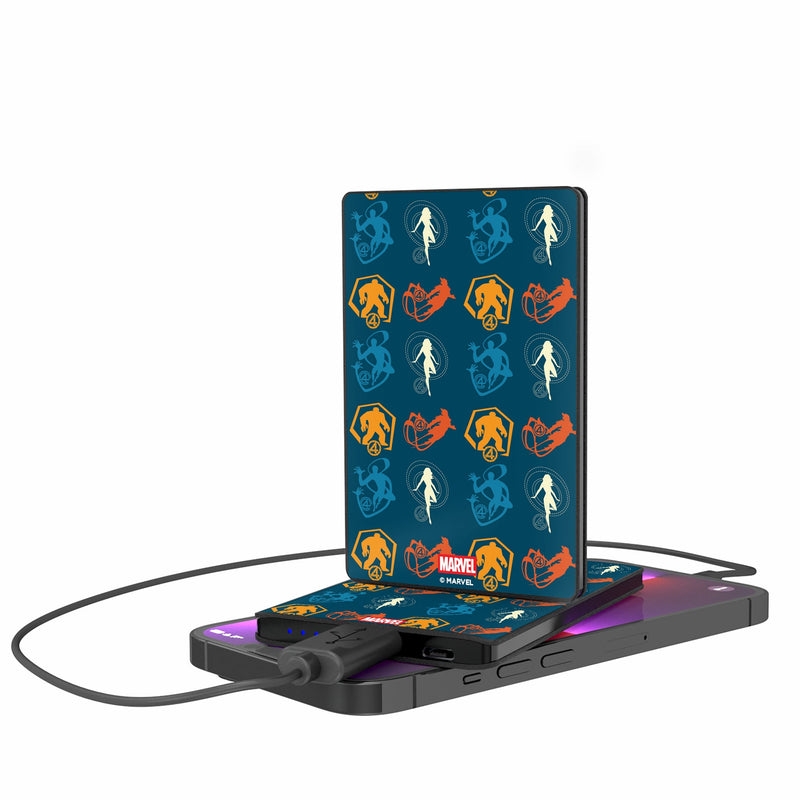 Marvel Fantastic Four Pattern 2 2500mAh Credit Card Powerbank