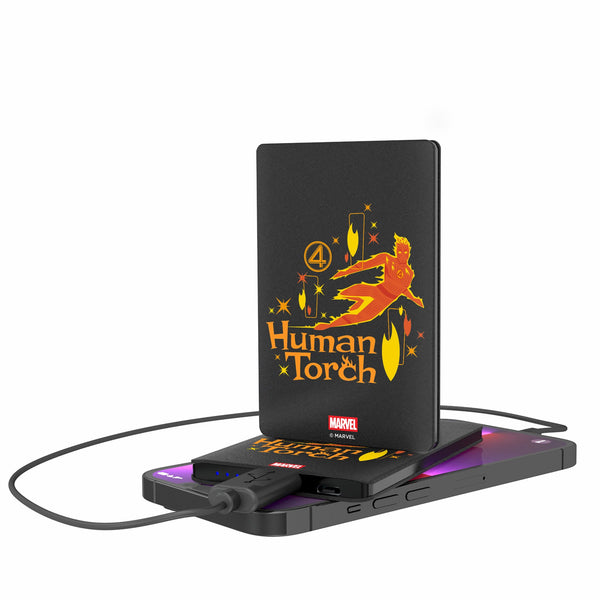 Marvel Human Torch Badge 2500mAh Credit Card Powerbank