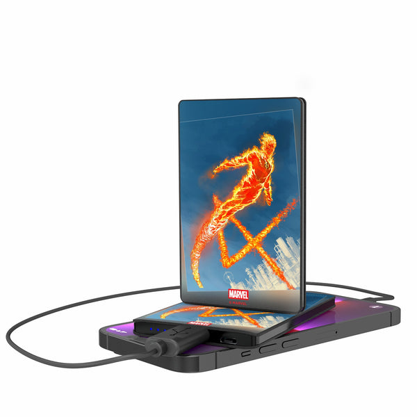 Marvel Human Torch Cover Art 2500mAh Credit Card Powerbank
