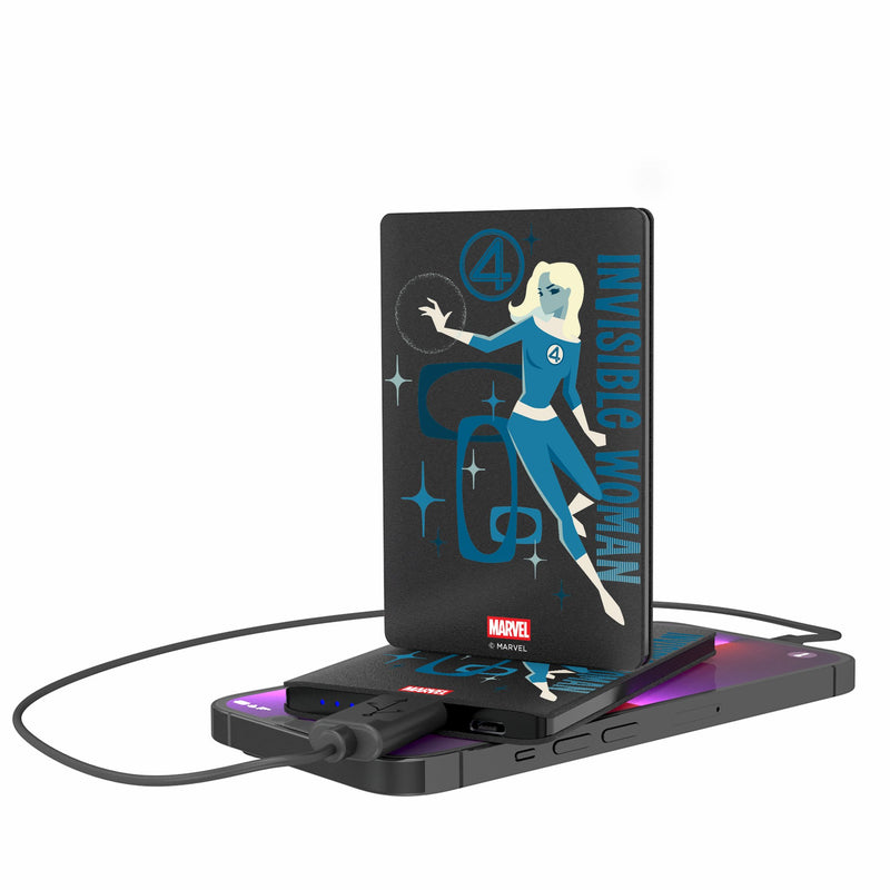 Marvel Invisible Woman Badge 2500mAh Credit Card Powerbank