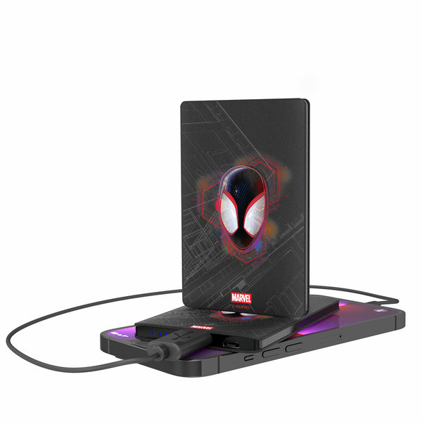 Marvel Miles Morales Badge 2500mAh Credit Card Powerbank