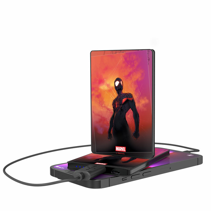 Marvel Miles Morales Cover Art 2500mAh Credit Card Powerbank