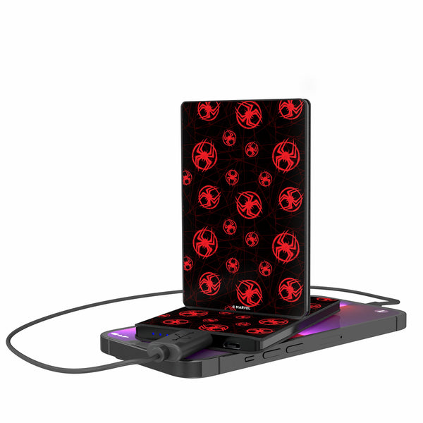 Marvel Miles Morales Pattern 2500mAh Credit Card Powerbank