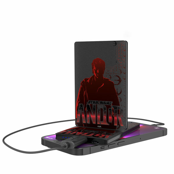 Star Wars Andor Quadratic 2500mAh Credit Card Powerbank