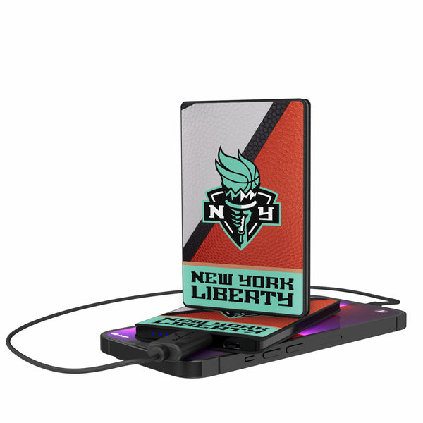 New York Liberty Basketball 2500mAh Credit Card Powerbank