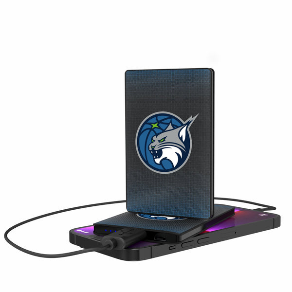 Minnesota Lynx Linen 2500mAh Credit Card Powerbank