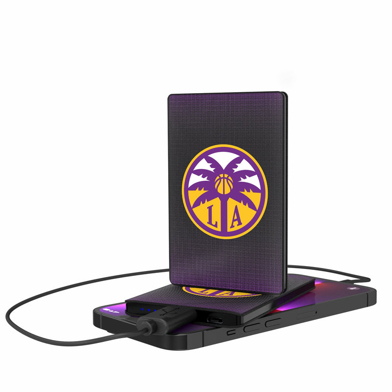 Los Angeles Sparks Linen 2500mAh Credit Card Powerbank