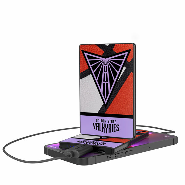 Golden State Valkyries Basketball 2500mAh Credit Card Powerbank