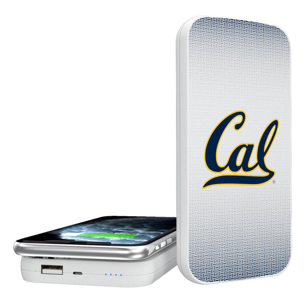 University of California Berkeley Golden Bears Linen 5000mAh Portable Wireless Charger