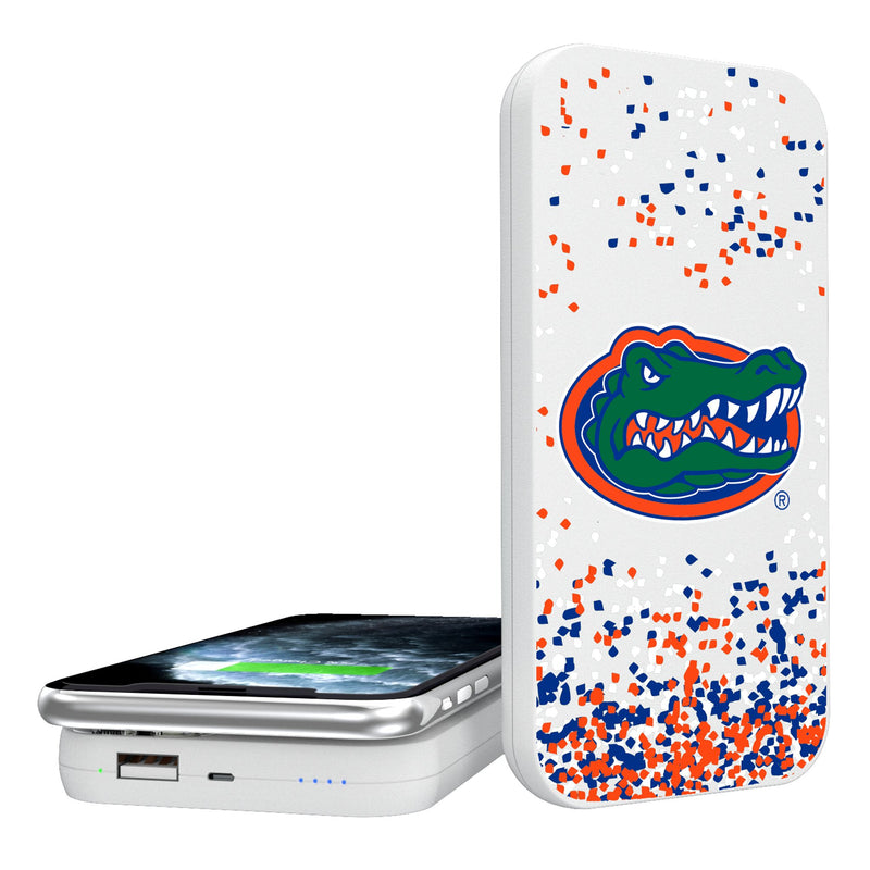 University of Florida Gators Confetti 5000mAh Portable Wireless Charger