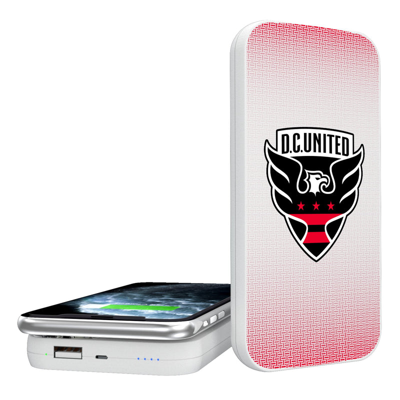 DC United  Linen 5000mAh Portable Wireless Charger