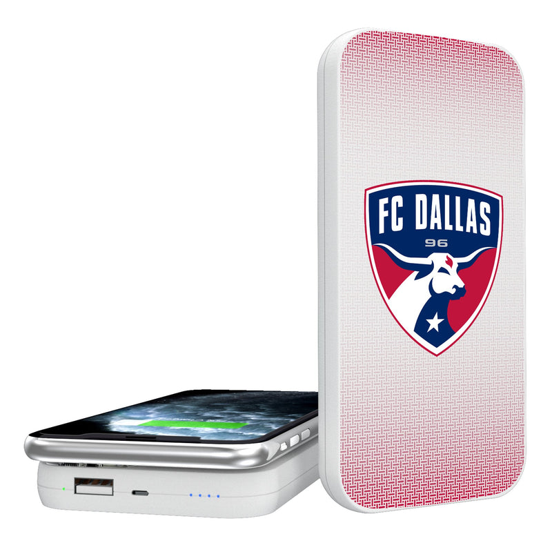 FC Dallas  Linen 5000mAh Portable Wireless Charger