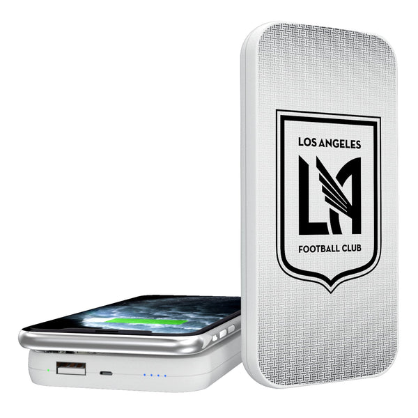 Los Angeles Football Club   Linen 5000mAh Portable Wireless Charger