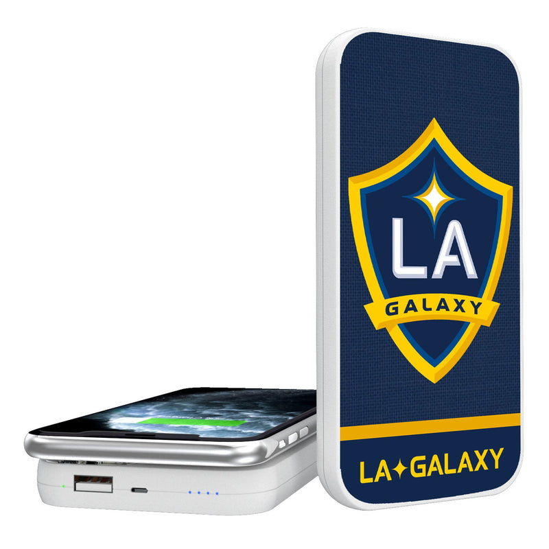 LA Galaxy  Endzone Solid 5000mAh Portable Wireless Charger