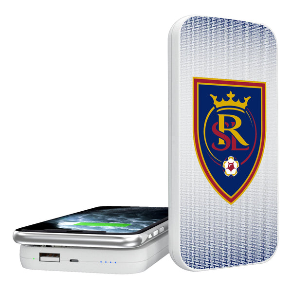 Real Salt Lake   Linen 5000mAh Portable Wireless Charger