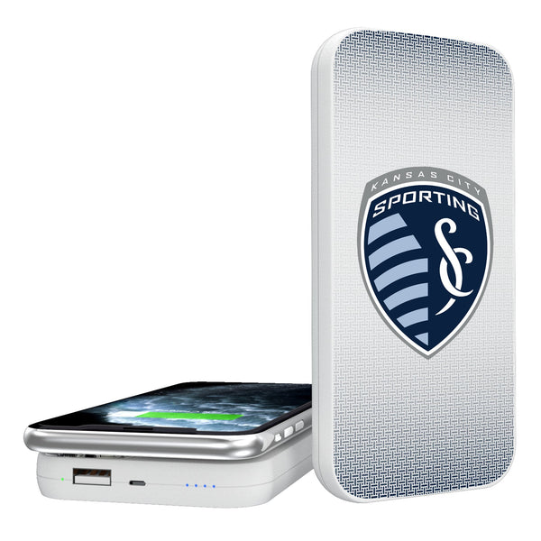 Sporting Kansas City   Linen 5000mAh Portable Wireless Charger