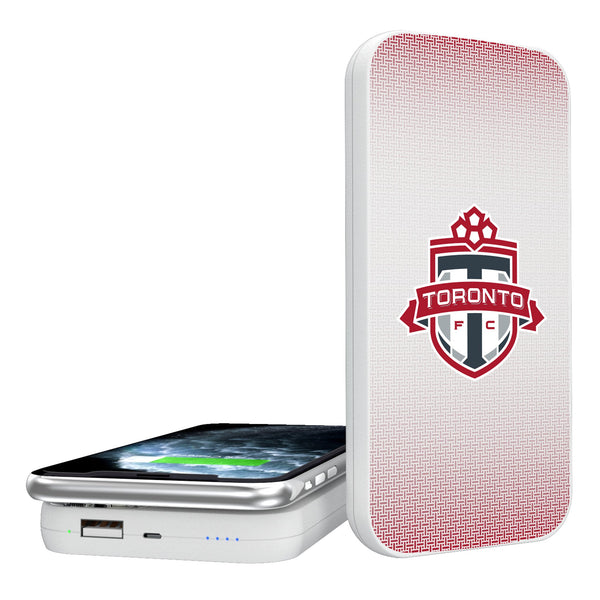 Toronto FC   Linen 5000mAh Portable Wireless Charger