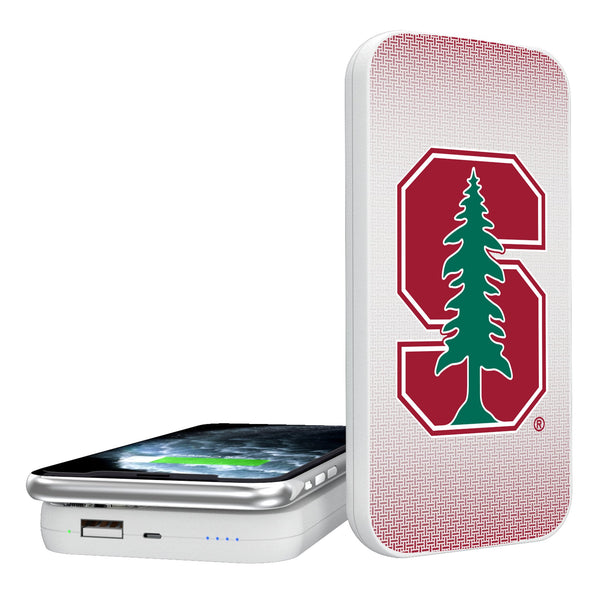 Stanford University Cardinal Linen 5000mAh Portable Wireless Charger