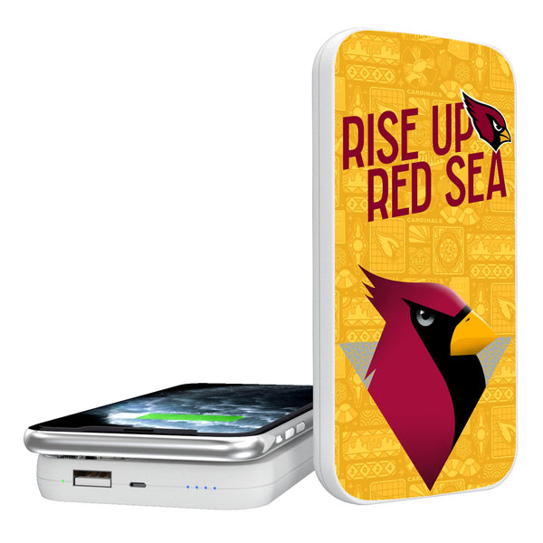 Arizona Cardinals 2024 Illustrated Limited Edition 5000mAh Portable Wireless Charger