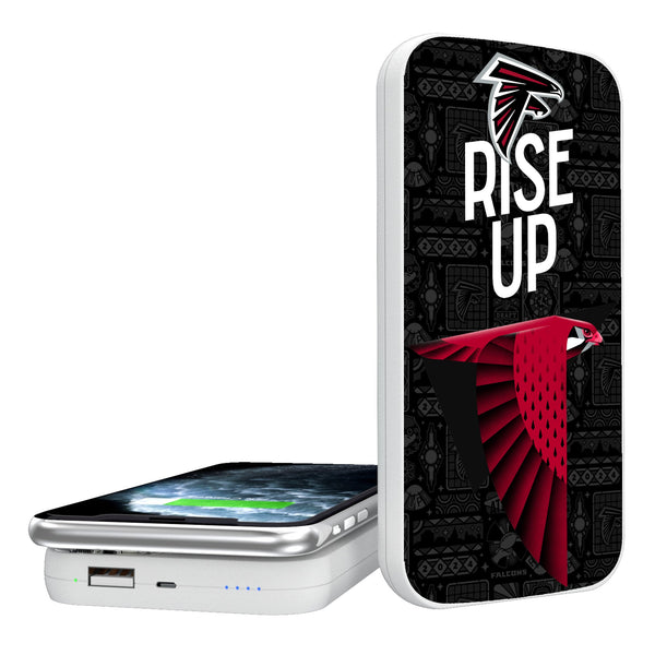 Atlanta Falcons 2024 Illustrated Limited Edition 5000mAh Portable Wireless Charger