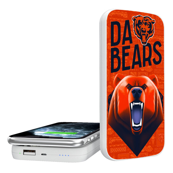 Chicago Bears 2024 Illustrated Limited Edition 5000mAh Portable Wireless Charger