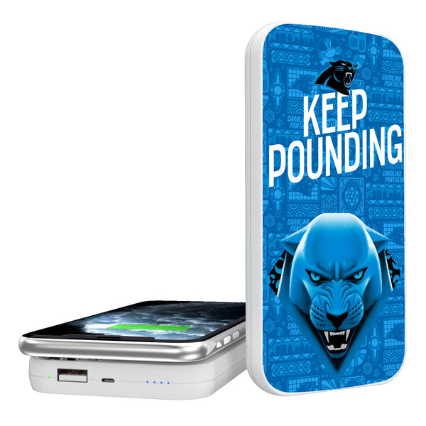 Carolina Panthers 2024 Illustrated Limited Edition 5000mAh Portable Wireless Charger