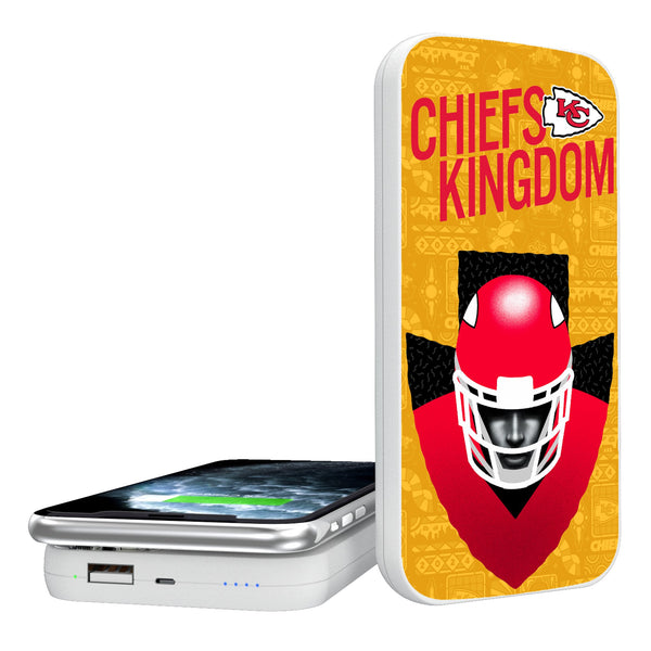 Kansas City Chiefs 2024 Illustrated Limited Edition 5000mAh Portable Wireless Charger