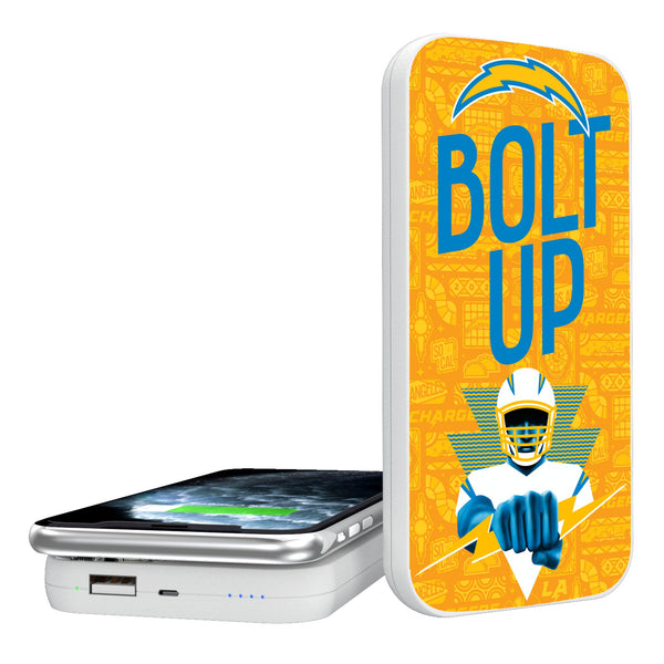 Los Angeles Chargers 2024 Illustrated Limited Edition 5000mAh Portable Wireless Charger