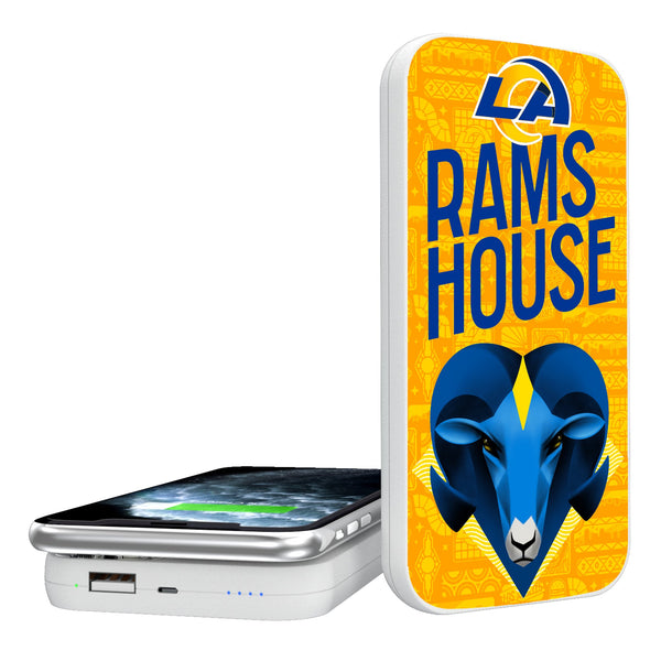 Los Angeles Rams 2024 Illustrated Limited Edition 5000mAh Portable Wireless Charger