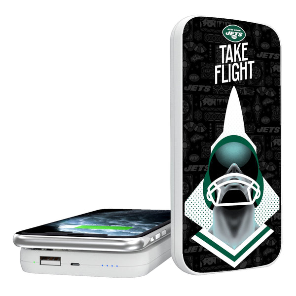 New York Jets 2024 Illustrated Limited Edition 5000mAh Portable Wireless Charger