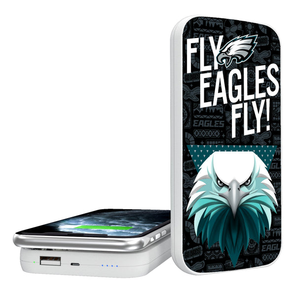 Philadelphia Eagles 2024 Illustrated Limited Edition 5000mAh Portable Wireless Charger