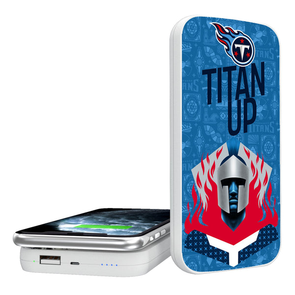 Tennessee Titans 2024 Illustrated Limited Edition 5000mAh Portable Wireless Charger